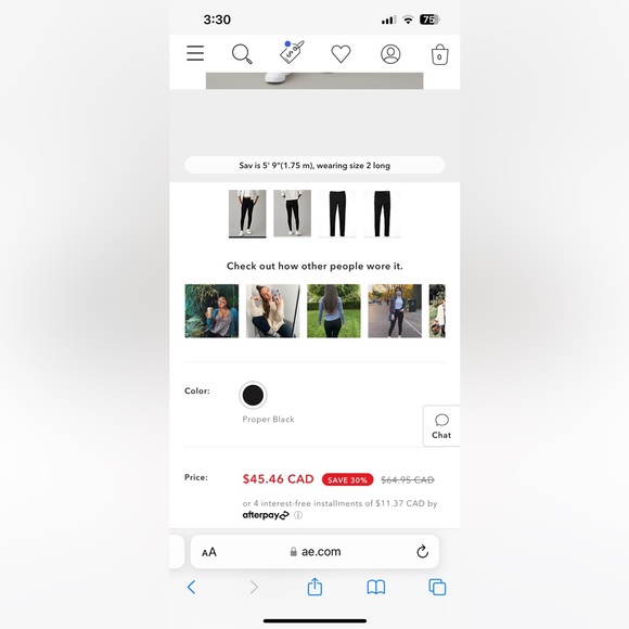 American Eagle black jean - Picture 5 of 6